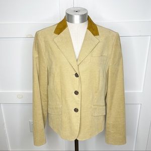 Brooks Brothers Corduroy Blazer Suede Elbow Patch